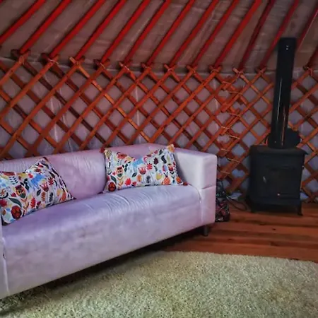 Luxury tent Original Yurta Inside Nature Moncarapacho